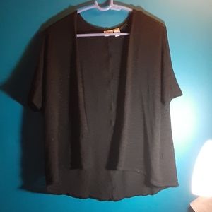 Black knit Shawl/Cardigan